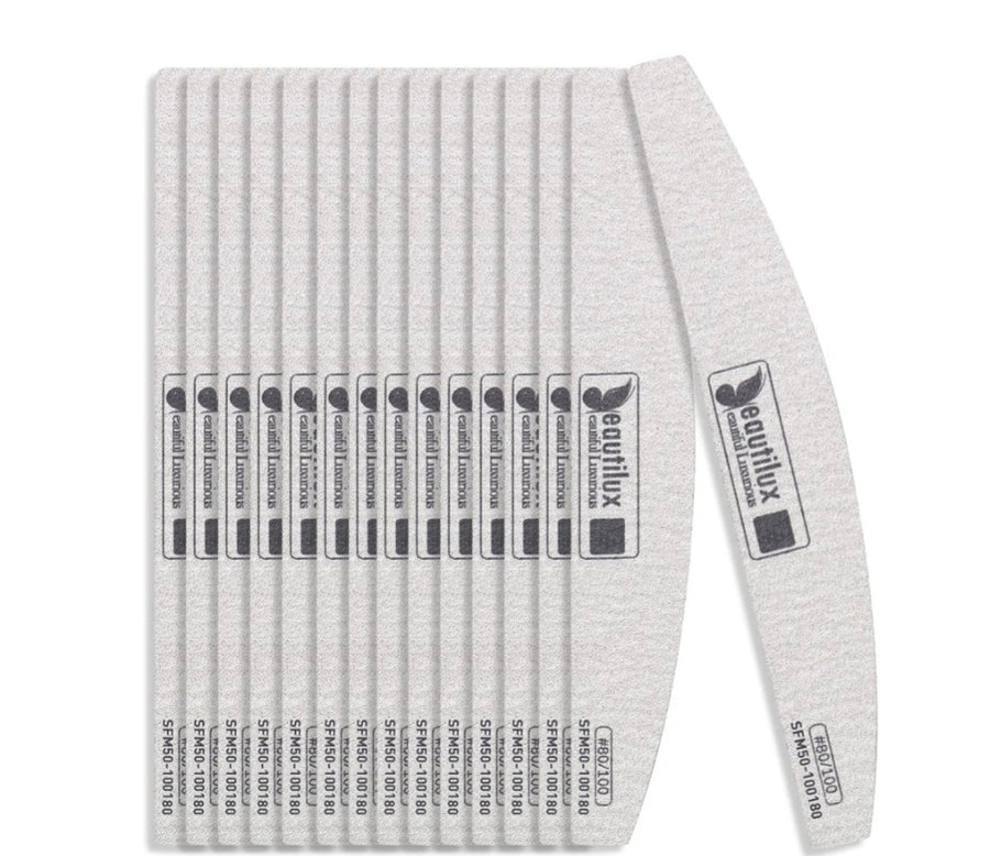 Beautilux Nail Files | Half Moon File (singles)