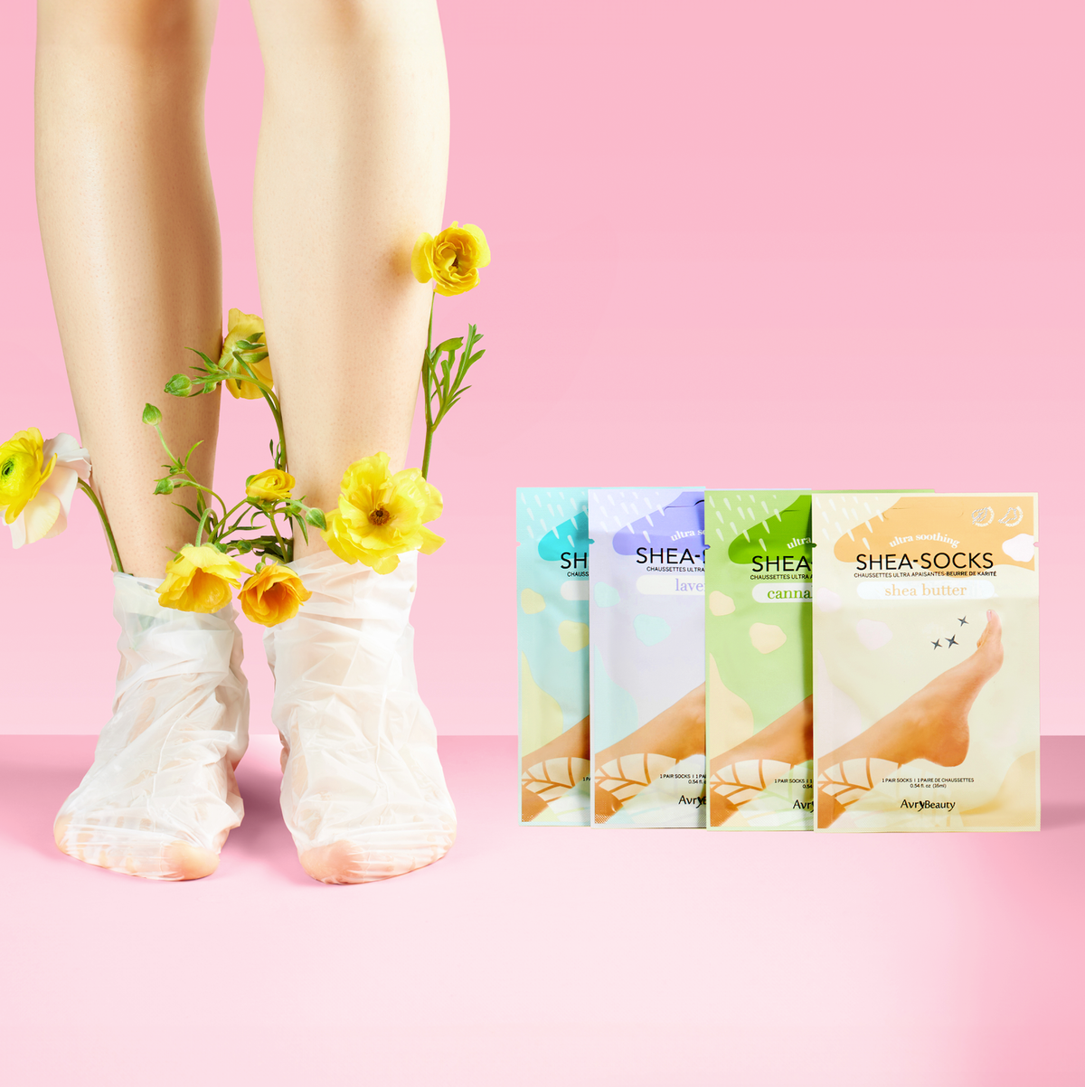 Avry Beauty Shea Butter Socks | Lavender